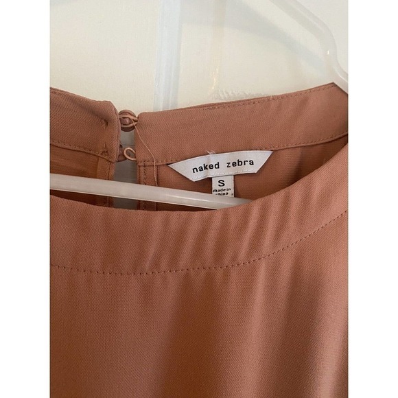 Naked zebra Short S Romper With Bow EUC Size small - Picture 3 of 8